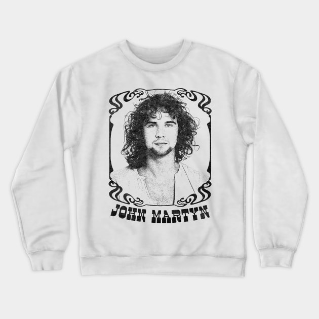 John Martyn // Retro Style Folk Music Lover Design Crewneck Sweatshirt by DankFutura